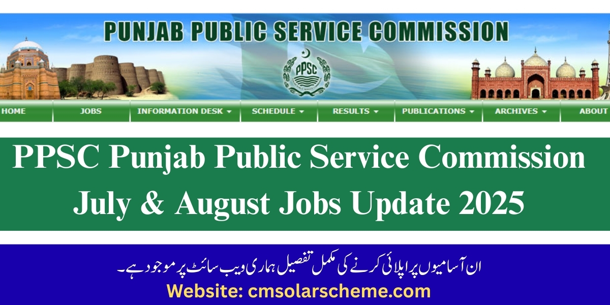 PPSC Jobs 2025 Update