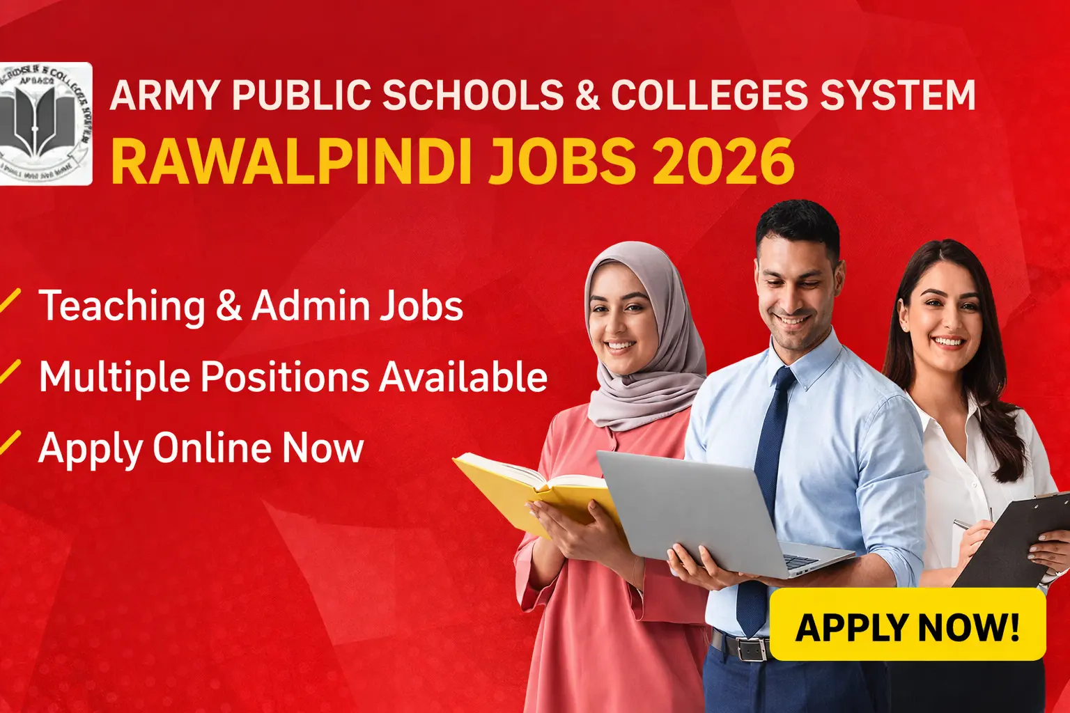 Army Public Schools & Colleges System APS Rawalpindi Jobs 2026