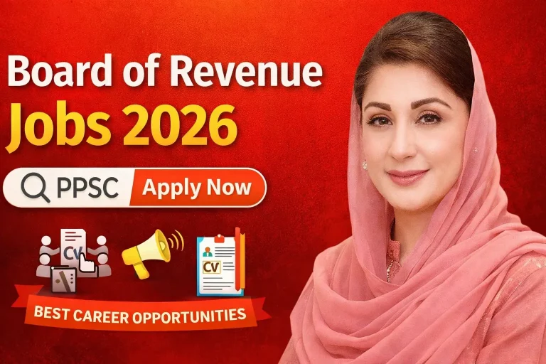 Board of Revenue Jobs 2026 by PPSC